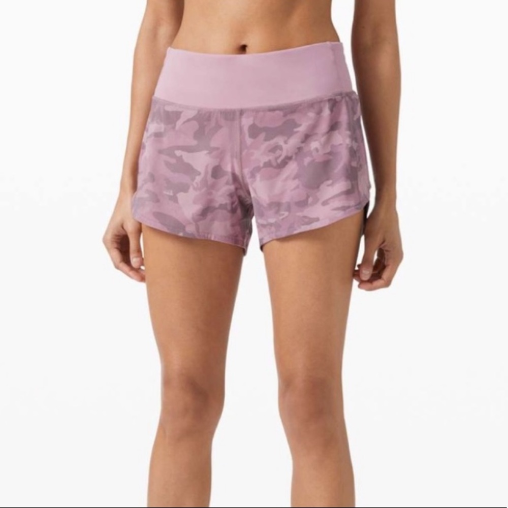 Women’s Pink Camo Speed Up Shorts